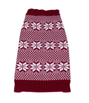 Fair Isle Knitted Dog Sweater