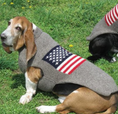 Load image into Gallery viewer, American Flag Wool Dog Sweater
