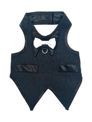 The Dogfather Pinstriped Doggie Tuxedo 