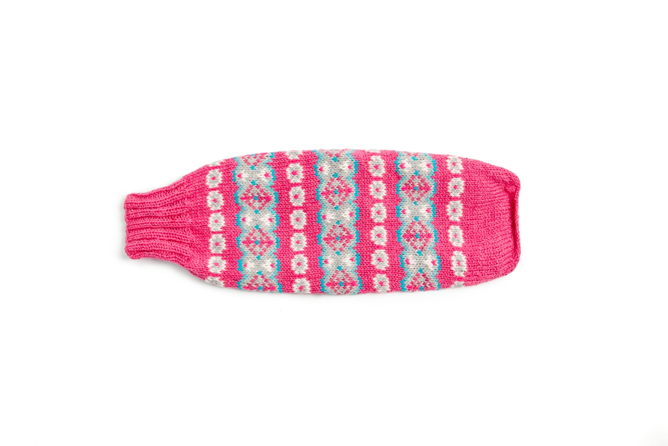 Alpaca Rose Fairisle Dog Sweater