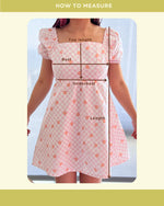 Floral Puff Sleeves Dress 