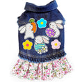 Load image into Gallery viewer, Cute Spring Bunnies Denim Dog Dress for dogs
