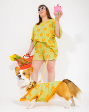 Flower Power Human Oversized T-shirt