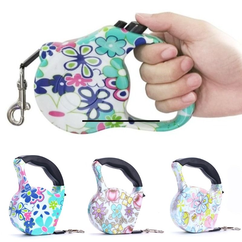 Flower Frenzy Retractable Dog Leash - Southlake Paws