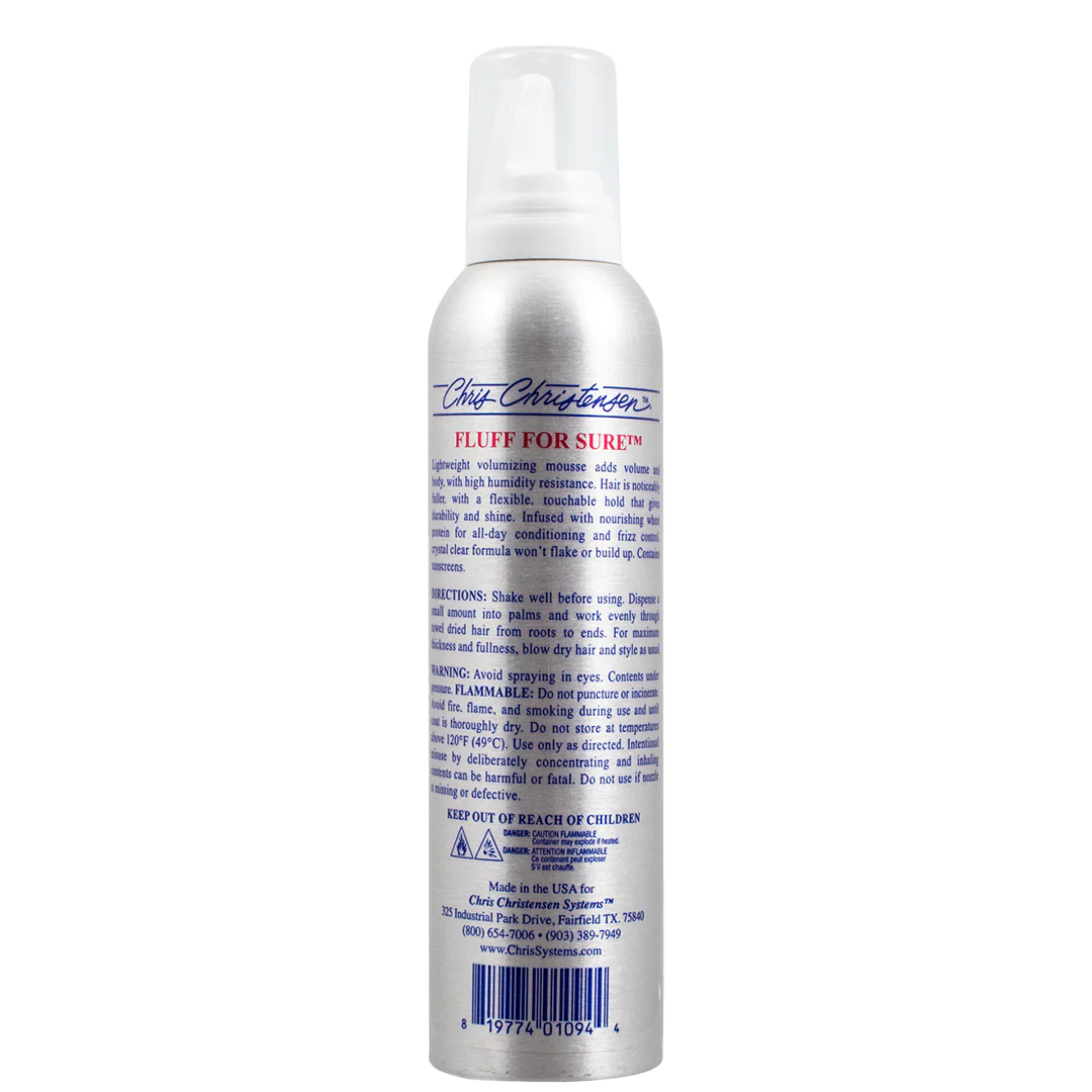 Chris Christensen Fluff For Sure Mousse 8oz