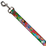 Dog Leash - DORA THE EXPLORER Dora Poses/Floral Collage Orange/Pink