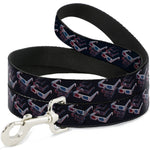 Dog Leash - 3-D Glasses Black