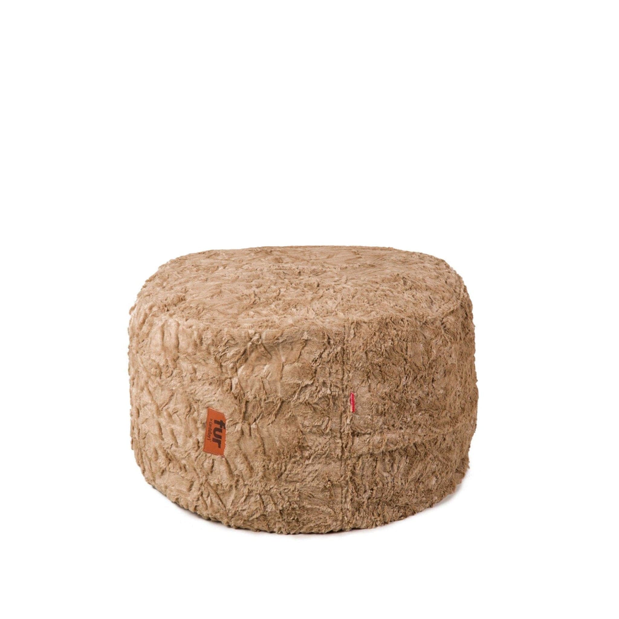 Pouf Footstool - Faux Fur