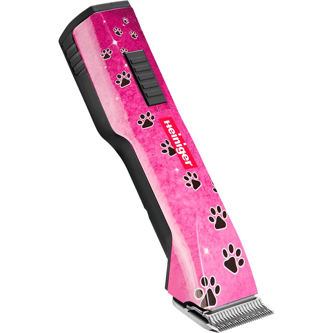 Pet Pink Paws Saphir Cordless Clipper with One Battery by Heiniger