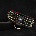 Load image into Gallery viewer, the "DAVID" hand stitched 3.15 inch wide show collar
