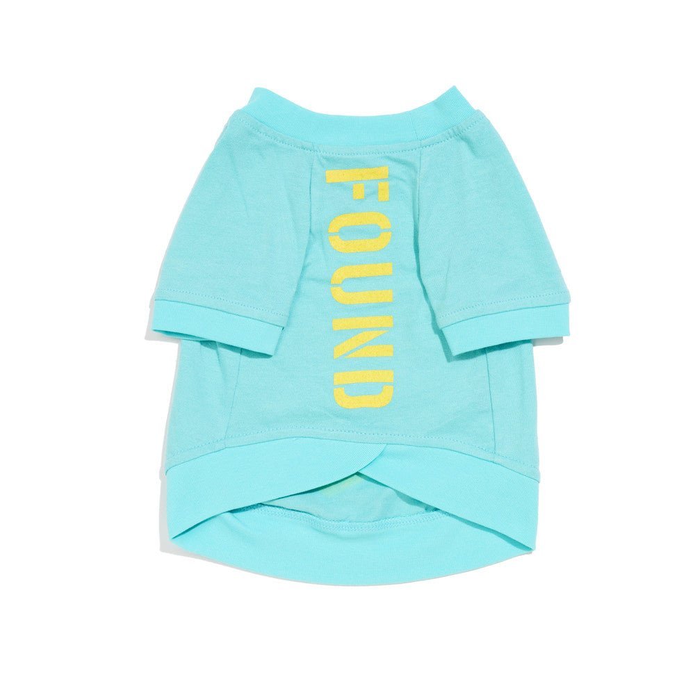 Big Full Heart Animal T-Shirts Premium Found My Animal Big Full Heart Animal T-Shirt, Aqua + Citron