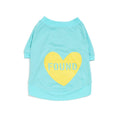 Load image into Gallery viewer, Big Full Heart Animal T-Shirts Premium Found My Animal Big Full Heart Animal T-Shirt, Aqua + Citron
