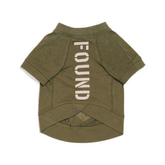 Found My Animal Big Full Heart Animal T-Shirt, Army + Blush - image 2