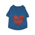 Load image into Gallery viewer, Found My Animal Big Full Heart Animal T-Shirt, Blue + Tomato
