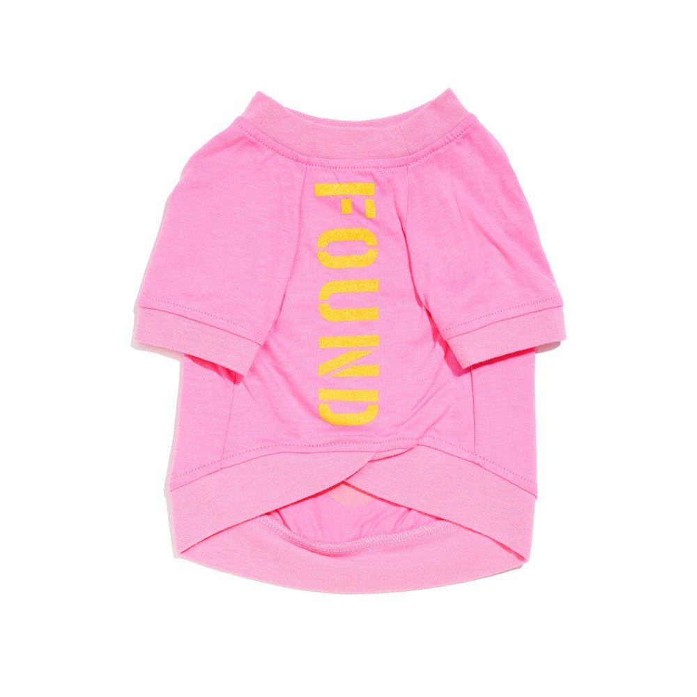 Big Full Heart Animal T-Shirts Premium Found My Animal Big Full Heart Animal T-Shirt, Candy Pink + Sunshine Yellow