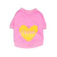 Load image into Gallery viewer, Big Full Heart Animal T-Shirts Premium Found My Animal Big Full Heart Animal T-Shirt, Candy Pink + Sunshine Yellow
