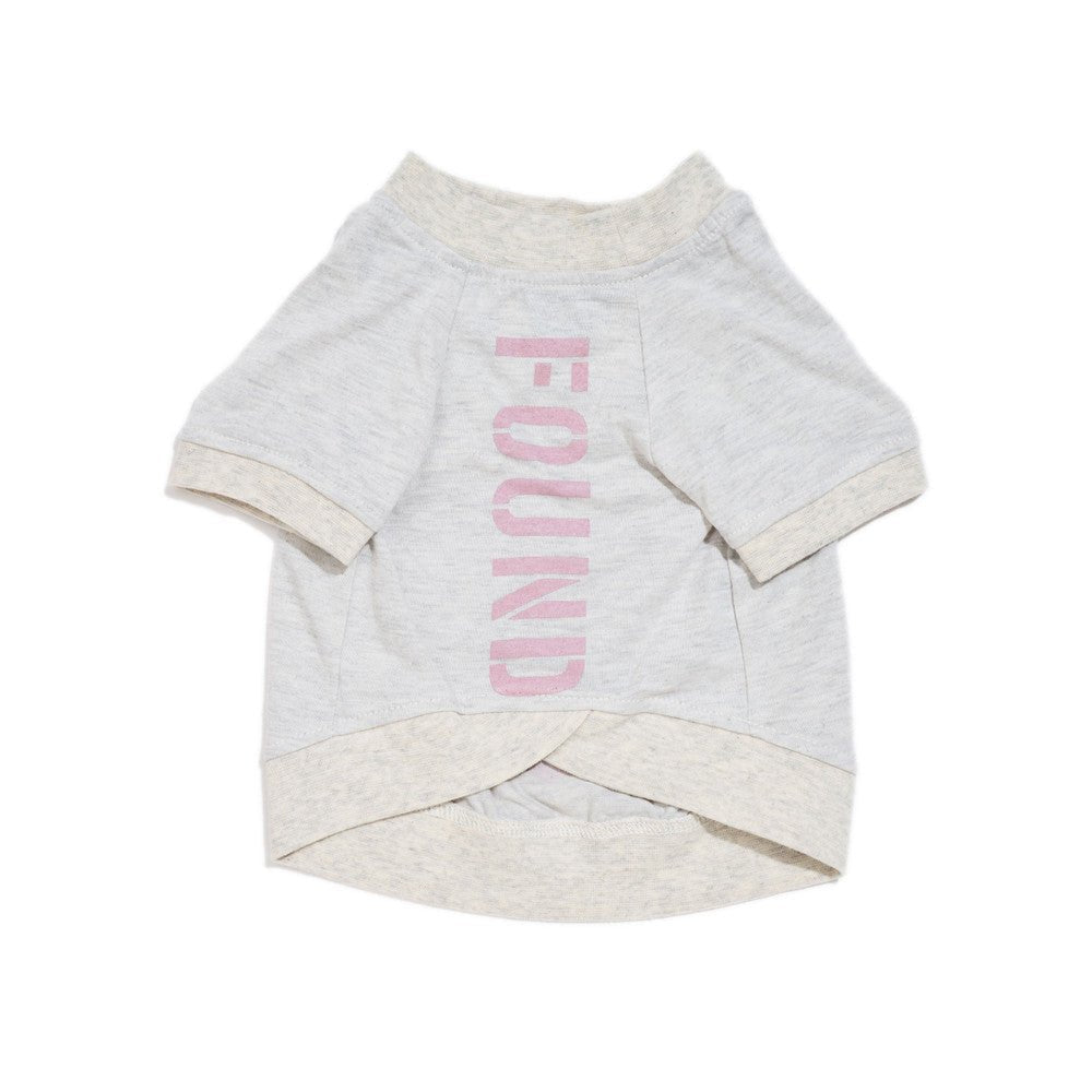 Big Full Heart Animal T-Shirts Premium Found My Animal Big Full Heart Animal T-Shirt, Heather Gray + Mauve