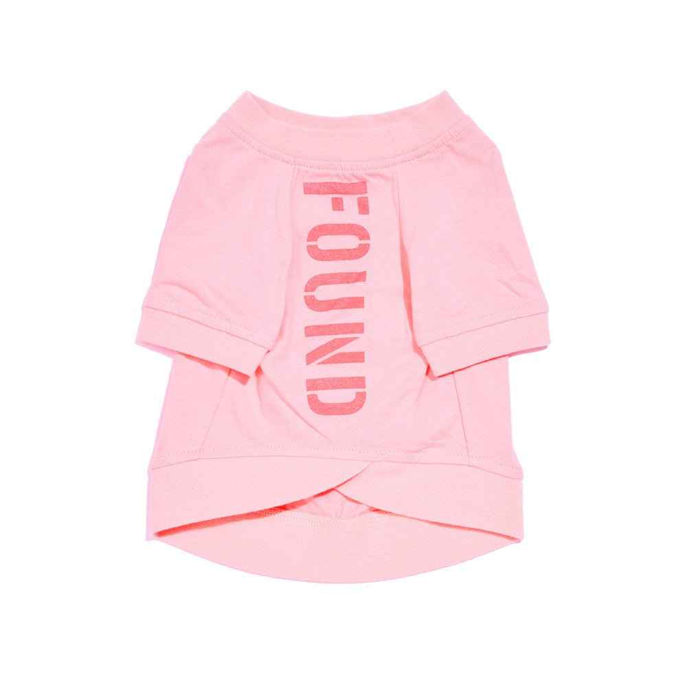 Found My Animal Big Full Heart Animal T-Shirt, Pale Coral + Coral