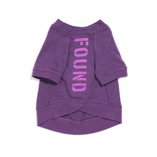 Big Full Heart Animal T-Shirts Premium Found My Animal Big Full Heart Animal T-Shirt, Purple + Tulip
