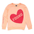 Load image into Gallery viewer, Found My Animal Big Full Heart Sweatshirt, Coral + Peach
