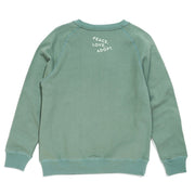 Found My Animal Big Full Heart Sweatshirt, Sage + Mint