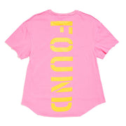 Found My Animal Big Full Heart T-Shirt, Candy Pink + Sunshine Yellow