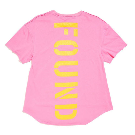 Big Full Heart T-Shirts Premium Found My Animal Big Full Heart T-Shirt, Candy Pink + Sunshine Yellow