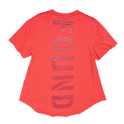 Found My Animal Big Full Heart T-Shirt, Coral Orange + Brick