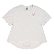 Found My Animal Big Full Heart T-Shirt, Heather + Mauve