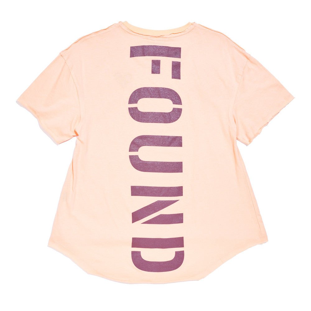 Big Full Heart T-Shirts Premium Found My Animal Big Full Heart T-Shirt, Peach + Plum