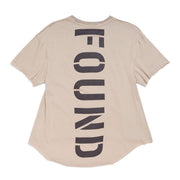 Found My Animal Big Full Heart T-Shirt, Taupe + Chocolate