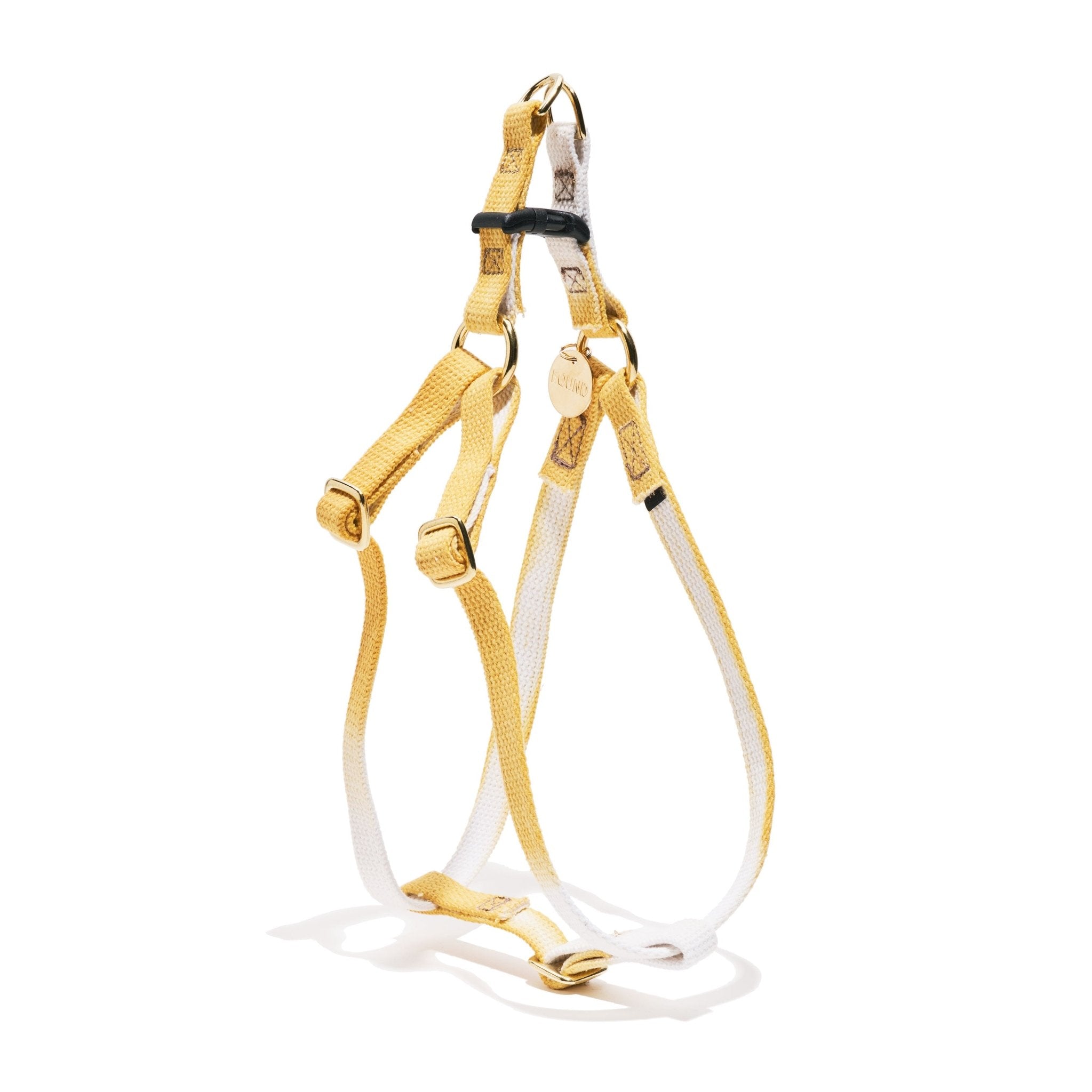 Dog & Cat Harnesses Premium Butterscotch Cotton Rope Dog & Cat Harness – Handmade, Durable & Adjustable | Found My Animal