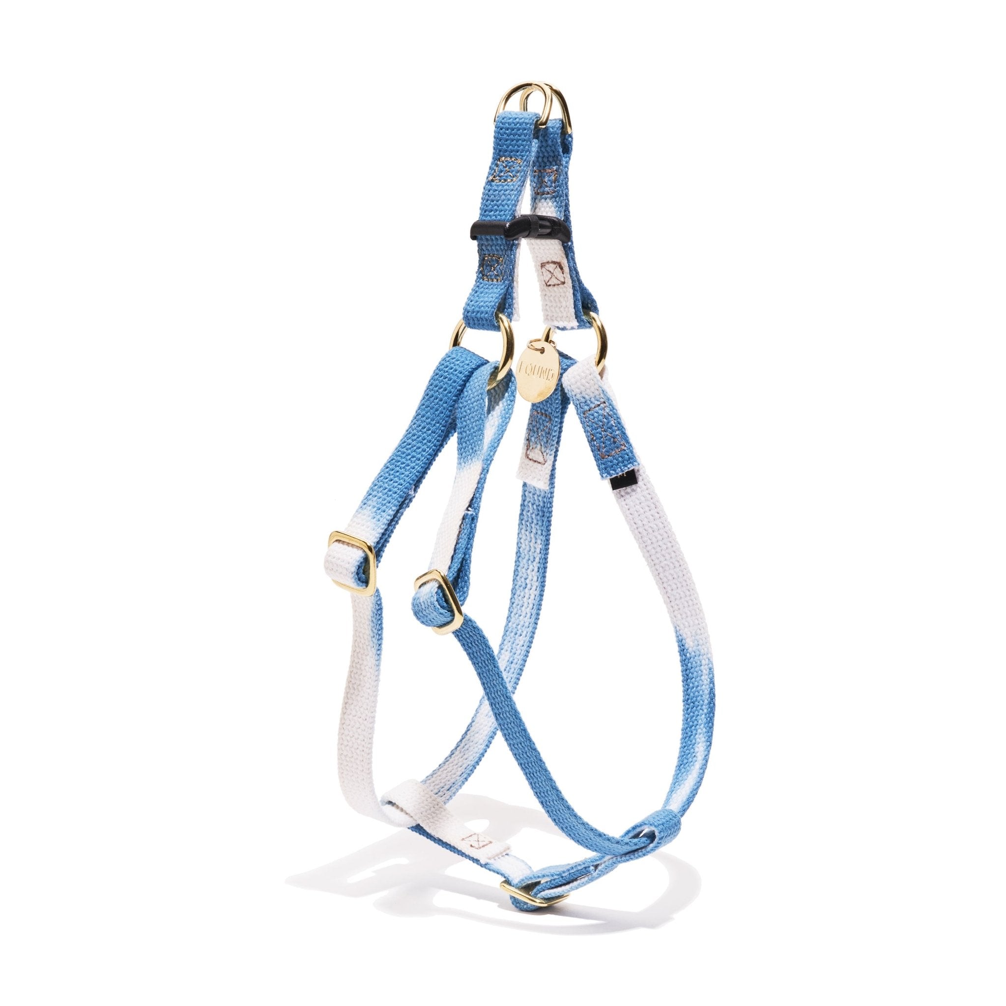 Dog & Cat Harnesses Premium Cobalt Cotton Rope Dog & Cat Harness – Handmade, Adjustable & Durable | Found My Animal