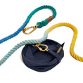 Load image into Gallery viewer, Found My Animal Midnight Cotton Canvas Collapsible Dog Water Bowl
