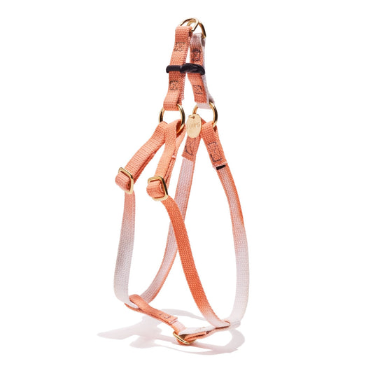 Dog & Cat Harnesses Premium Peach Cotton Cat & Dog Harness By Found My Animal – Adjustable, Soft & Durable