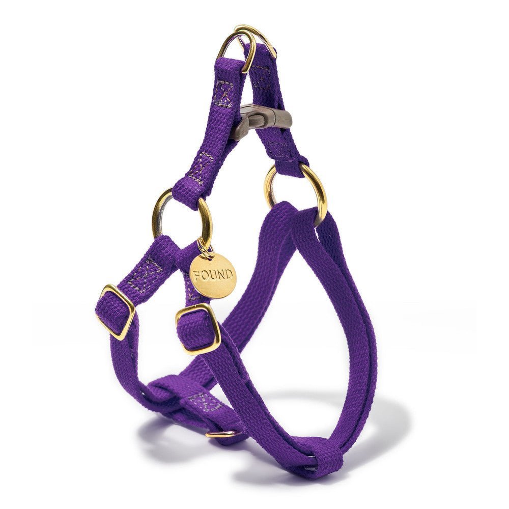Dog & Cat Harnesses Premium Found My Animal Purple Cotton Cat & Dog Harness – Adjustable, Durable & Stylish