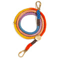 Load image into Gallery viewer, Soleil Cotton Rope Dog Leash by Found My Animal | Adjustable & Handcrafted
