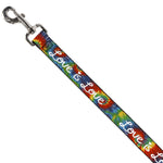 Dog Leash - LOVE IS LOVE BD Tie Dye/White