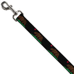 Dog Leash - California Flag Bear Black