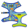 Load image into Gallery viewer, Frenchie Duo Reversible Harness - Waikiki
