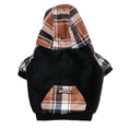 Load image into Gallery viewer, Frenchie Dog Hoodie - Cocoa Plaid
