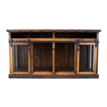 Load image into Gallery viewer, Oasis Large Dog Wood Kennel Dark Wax 
