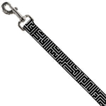 Dog Leash - Maze Black/White/Red