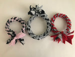 Durable Fleece Ring Dog Chew Toy (Super Chewer)