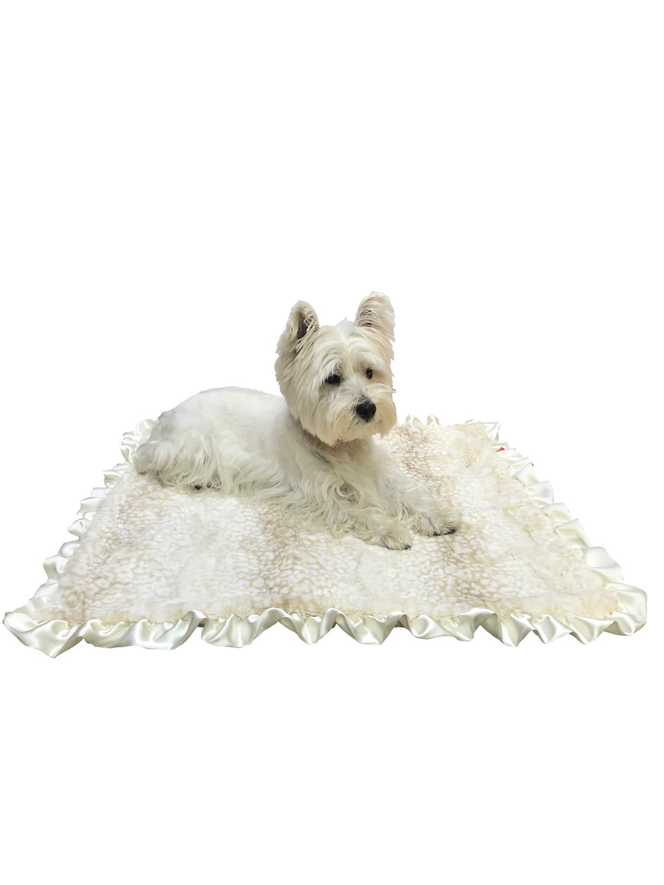 NEW Furbaby Ruffled Blankets 29"x29", 4 COLORS! 