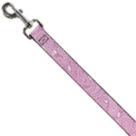 Dog Leash - Bandana/Skulls Pink/White