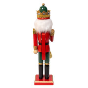 Kurt Adler charming 15-Inch Red and Green With Horn Nutcracker