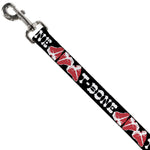 Dog Leash - Steaks w/T-BONE Text