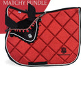 Load image into Gallery viewer, Scarlet Red Saddle Pad Set
