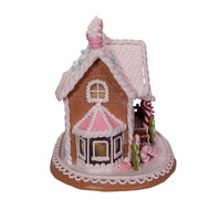 Kurt Adler 9-Inch Gingerbread House with LED Lights